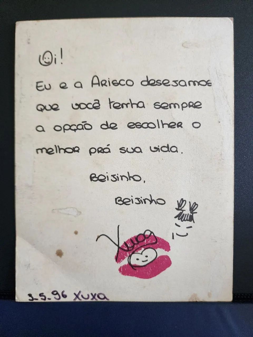 Postal Xuxa Arisco  - Foto 2