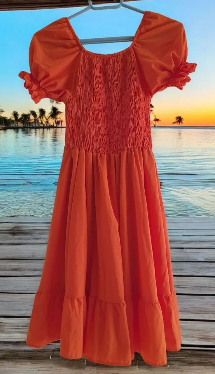 Vestido laranja