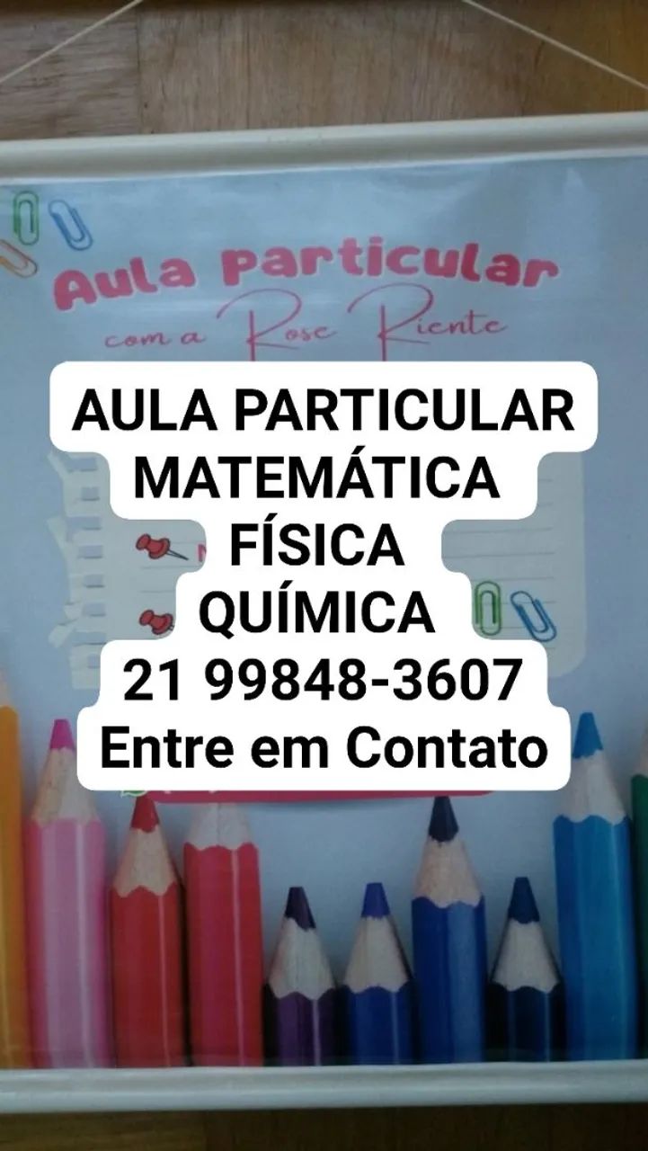 Aula Particular Química Física Matemática - Foto 3