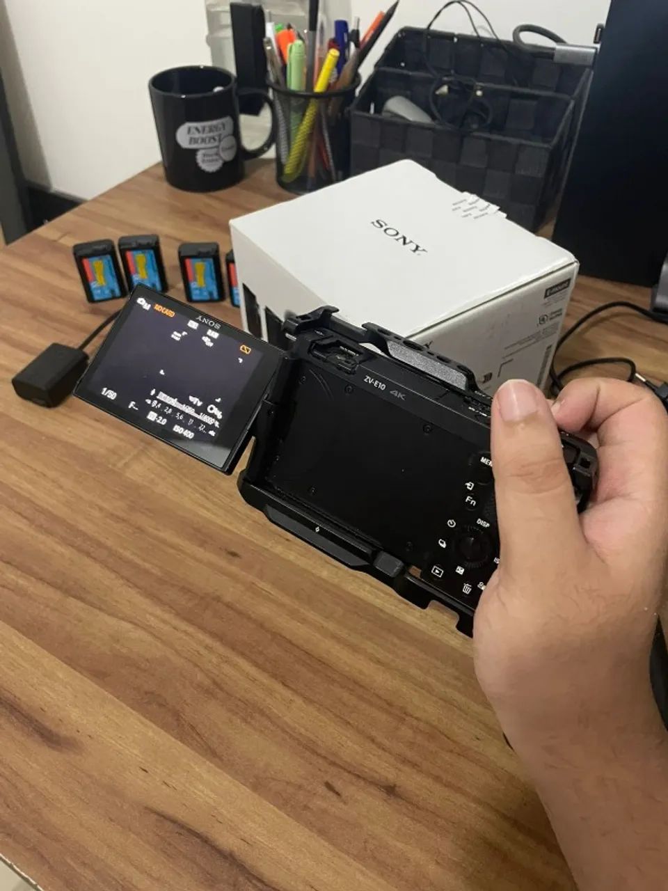 sony zv10 + cage + 5 baterias - Foto 2