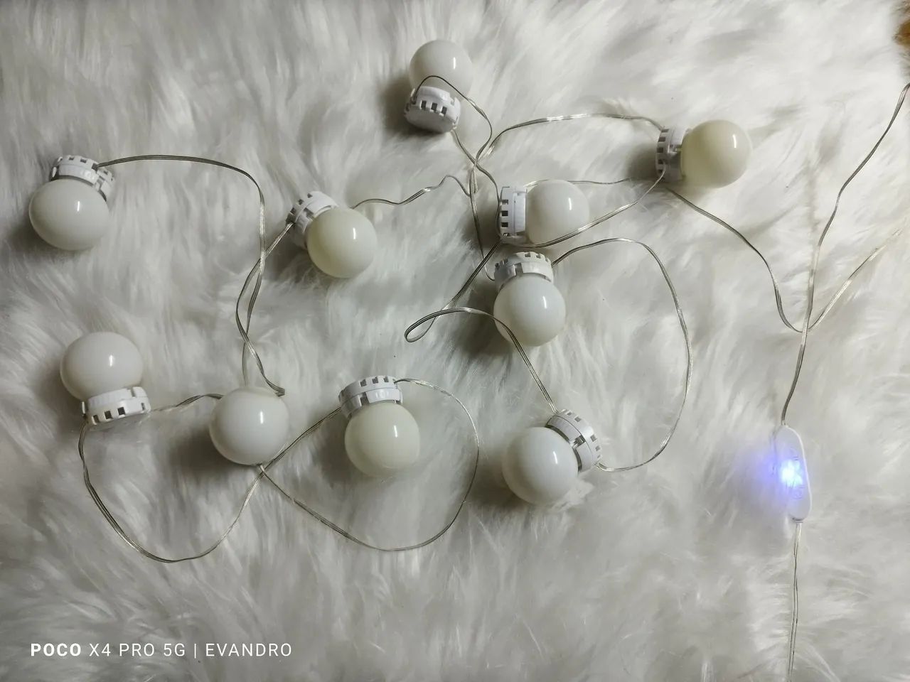 Luz de camarim/espelho usada  - Foto 2