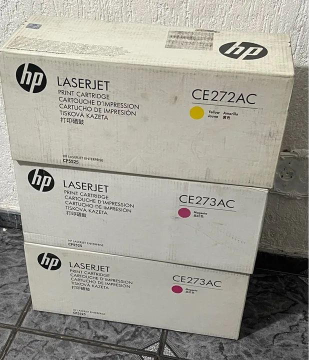 Toner hp 650a ce273a magenta original lacrado 