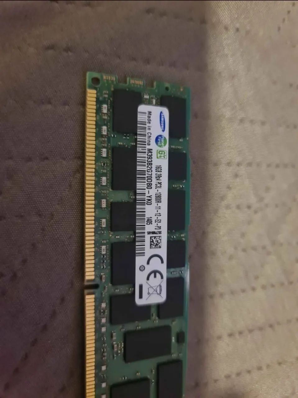 1 Memória RAM REG ECC 16GB 64308000192642122