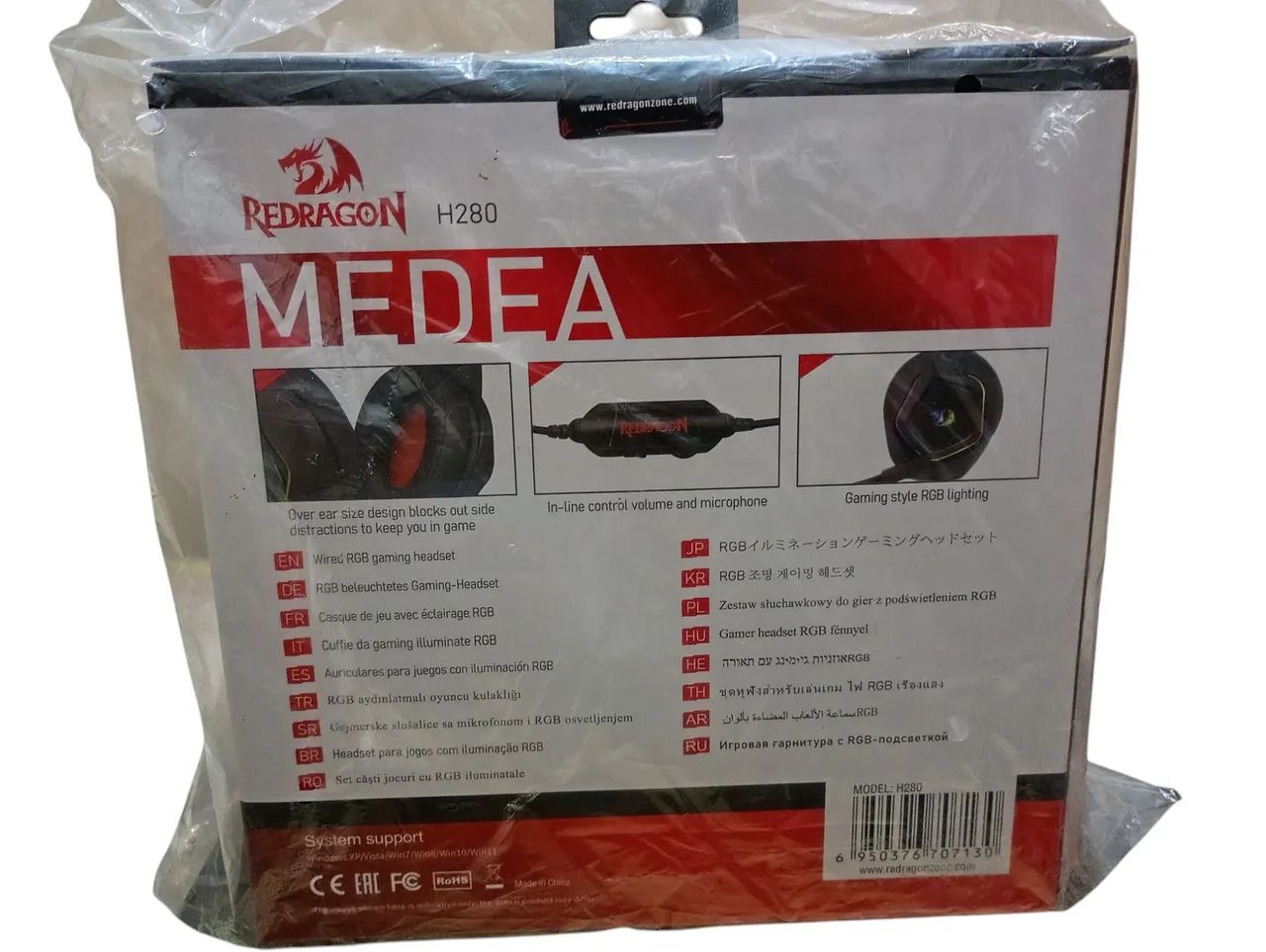 Headset Gamer Redragon Medea H280 RGB - Foto 2