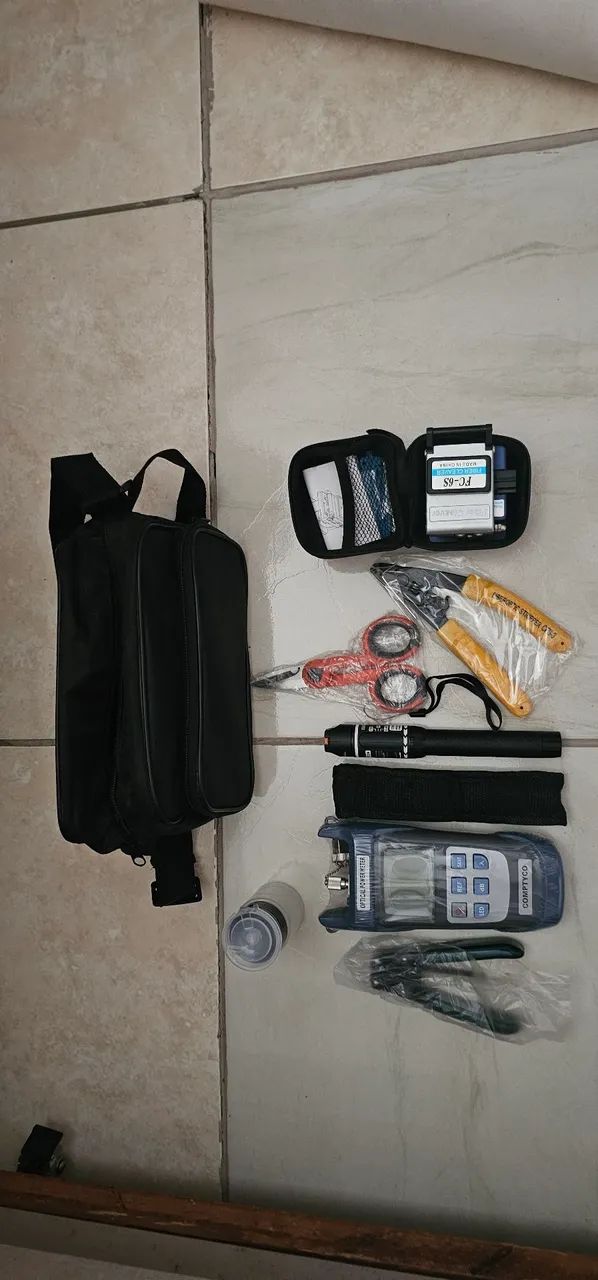 Kit ferramentas fibra optica