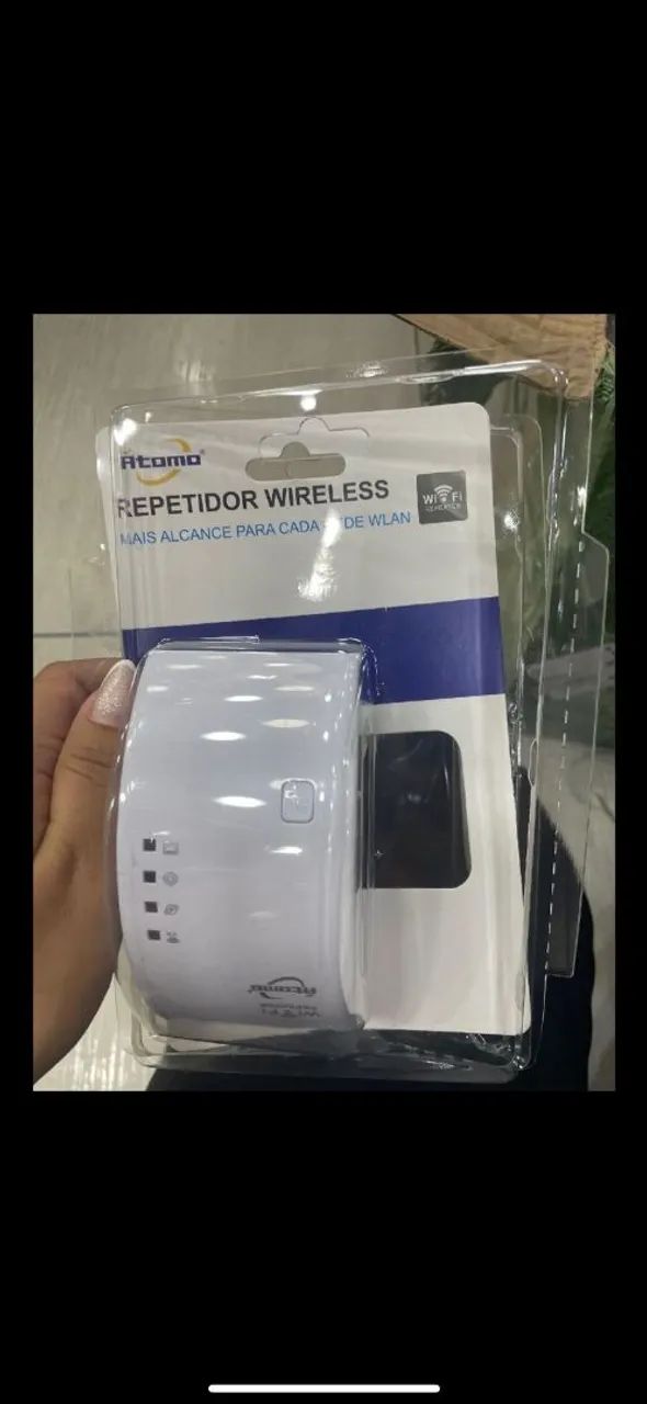 Repetidor Wireless Atomo - Mais Alcance Wi-Fi