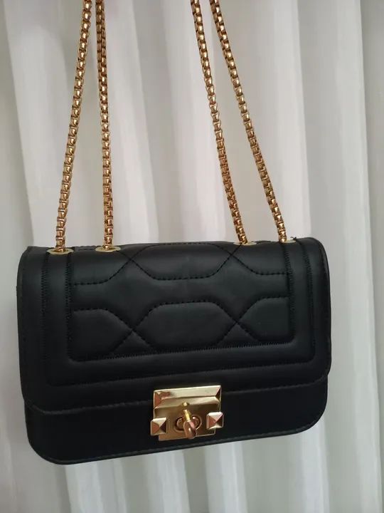 Bolsa feminina de ombro preta - nova - Foto 2
