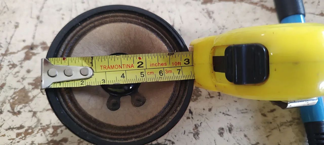 Par auto falante pra rádio vintege 3 polegadas 6-ohms 3 whats veja - Foto 3