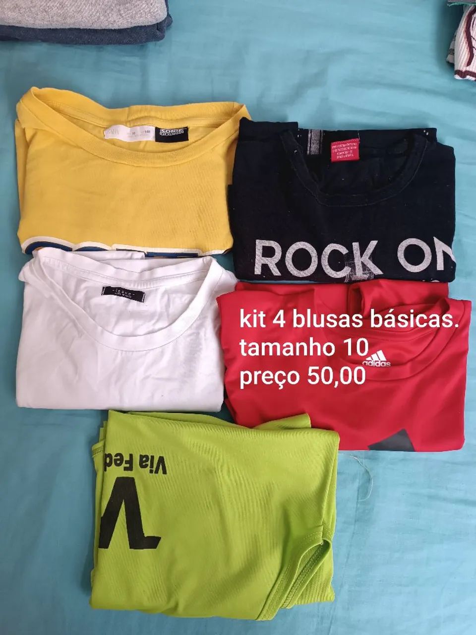 Lotes de roupa para menino tamanho 10/12/14 - Foto 2