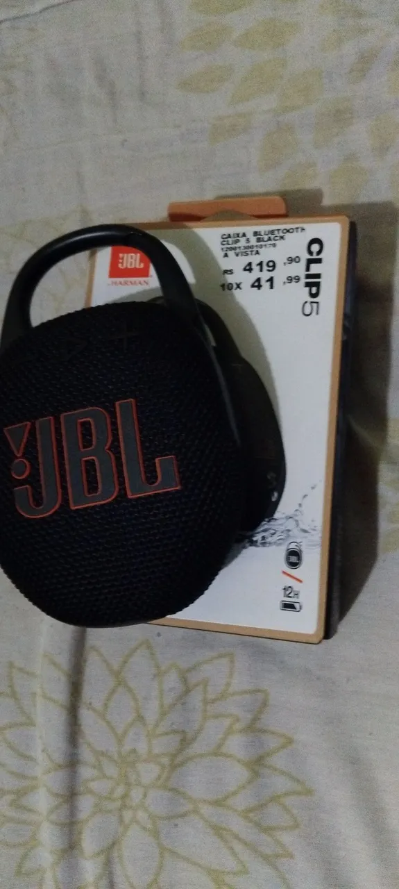 Caixa de Som JBL Clip 5