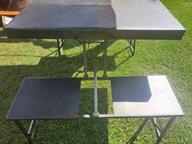 Mesa Camping / Praia articulada com 4 bancos acoplados. - Foto 5