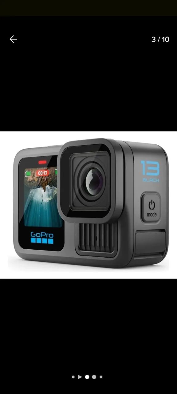 kit Gopro hero 13 black + bateria extra (novos e lacrados) - Foto 3