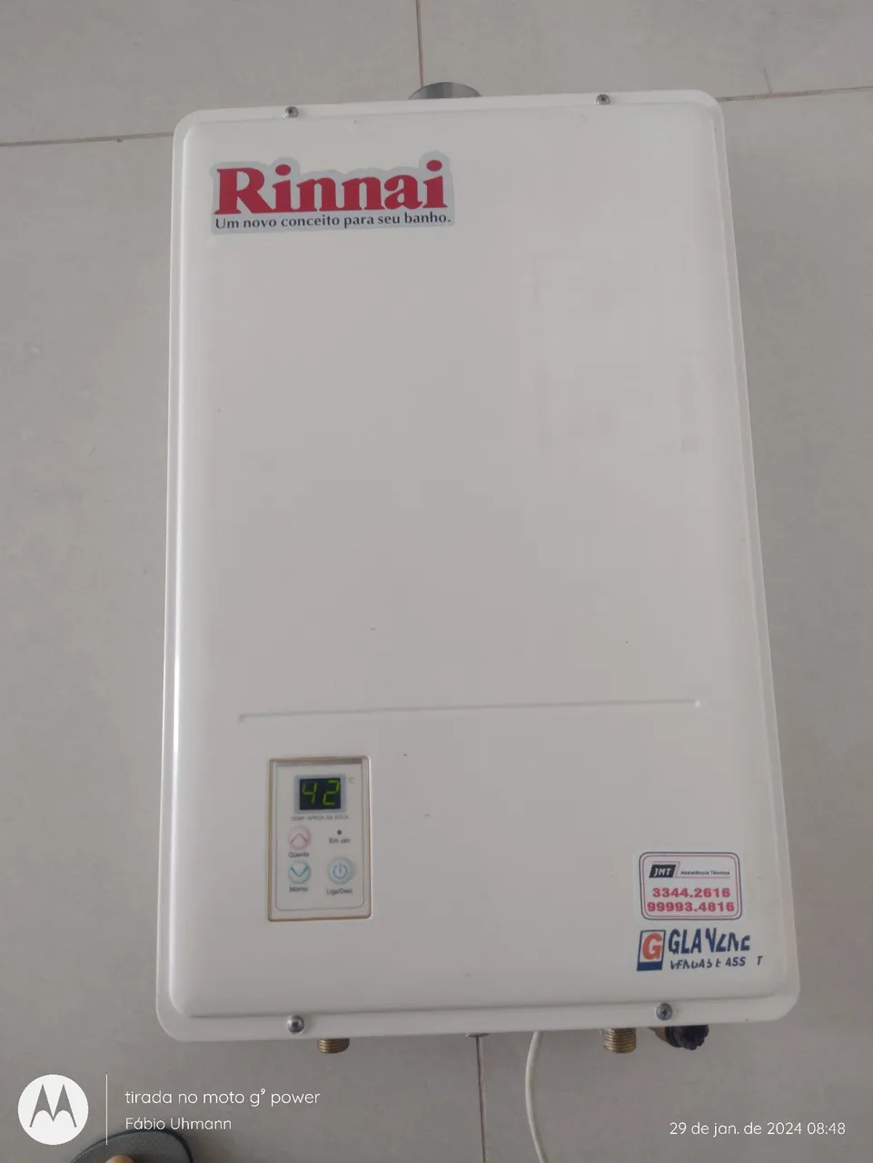 Aquecedor de água Rinnai