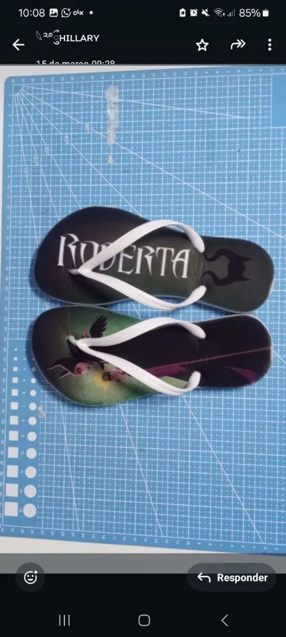 Chinelos personalizados - Tamanho variados  - Foto 4