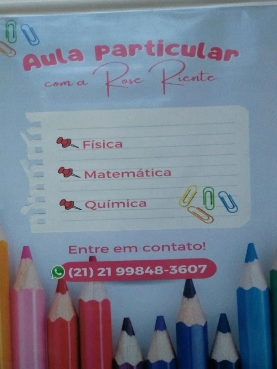 Aula Particular Química Física Matemática