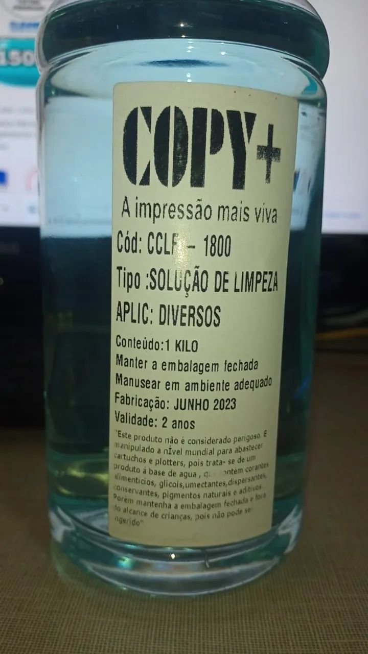 solução de limpeza de cartuchos, plotters, impressora - NOVO  - Foto 2