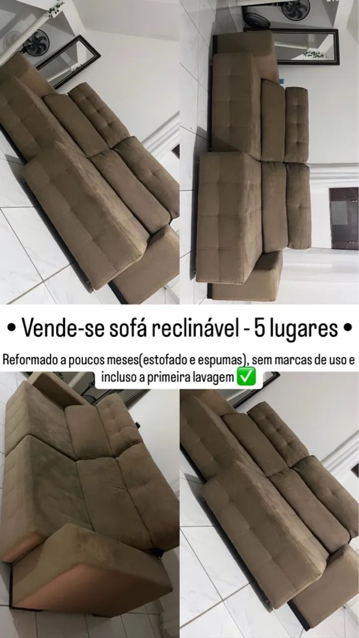 Reclining Sofa - 5 Seats