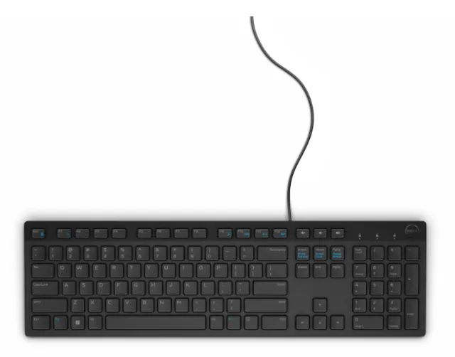 Teclados Dell com fio - KB216 - Português (Brasil) - Preto  - Foto 4