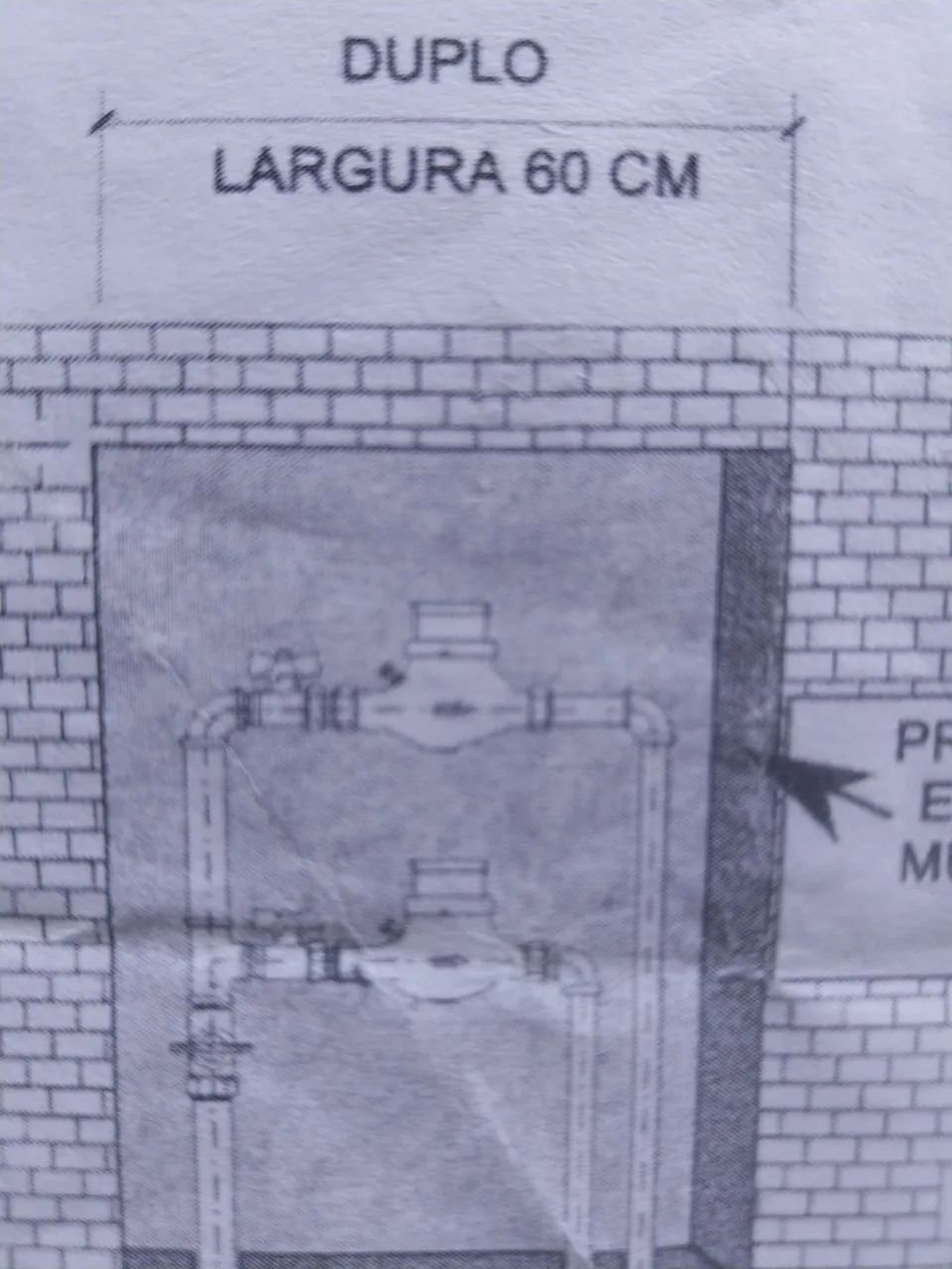 Cavalete kit múltiplo para ligações de água da copasa.  - Foto 3