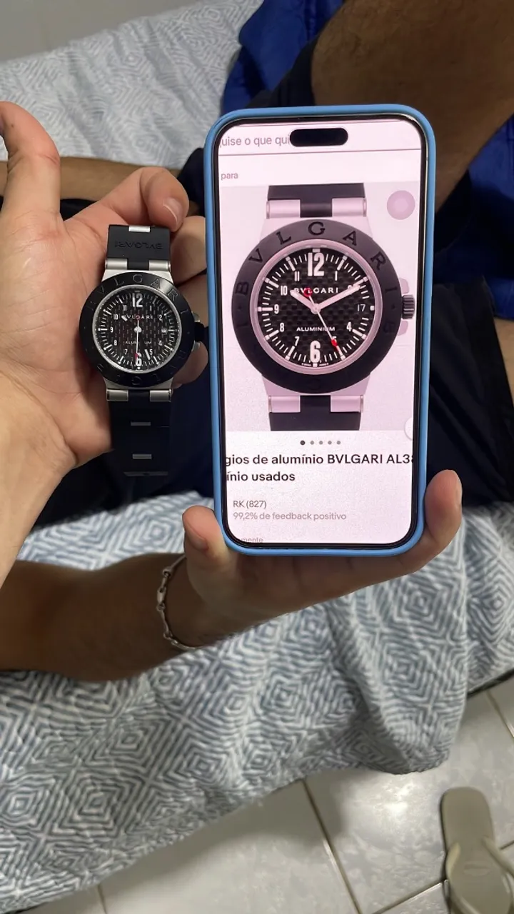 Relógio Bvlgari Aluminium 44mm