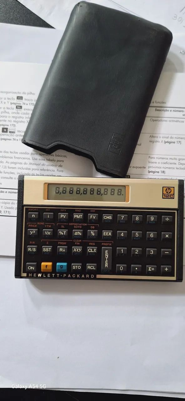Calculadora HP 12C original ULTRA Nova