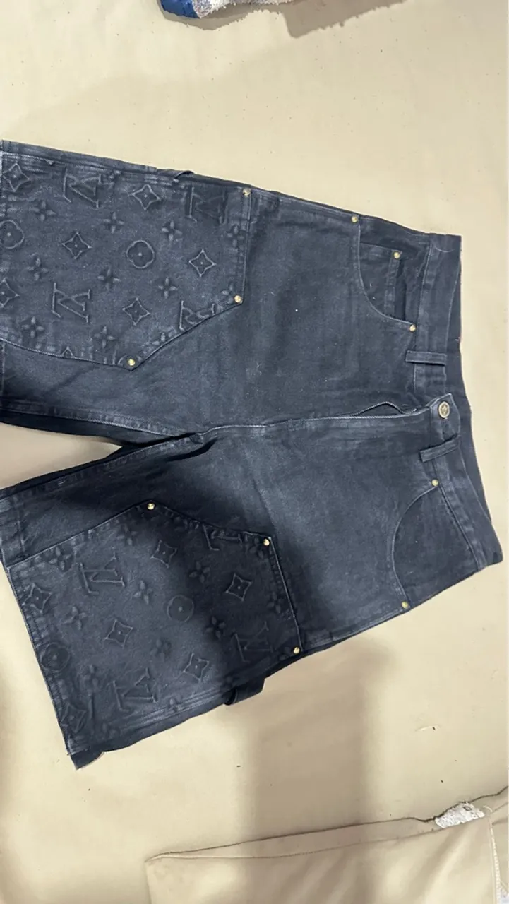 Bermuda jeans Louis Vuitton
