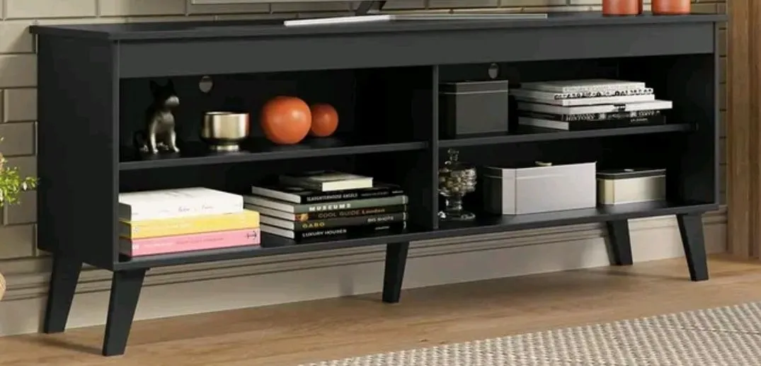 Rack para TV moderno em mdf- Preto
