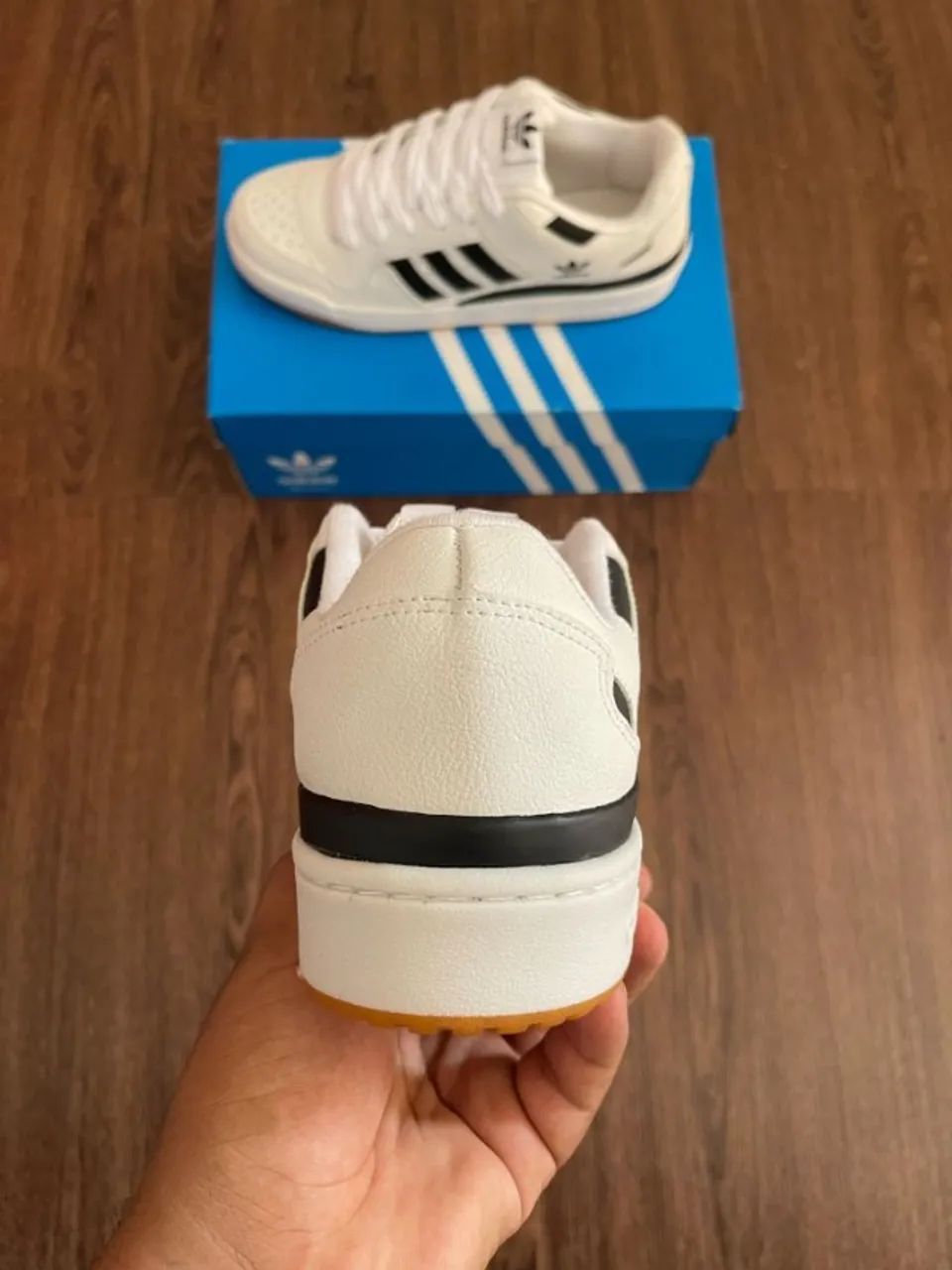 ADIDAS FORUM LOW  R- BRANCO PRETO FRETE GRATIS PARA TODO BRASIL - Foto 4