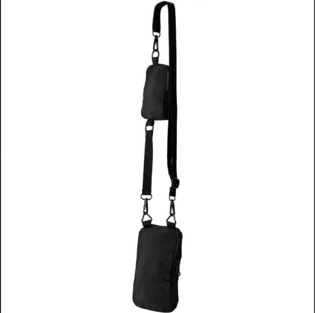 Shoulder Bag Asics Crossbody Cor Preto - Foto 2