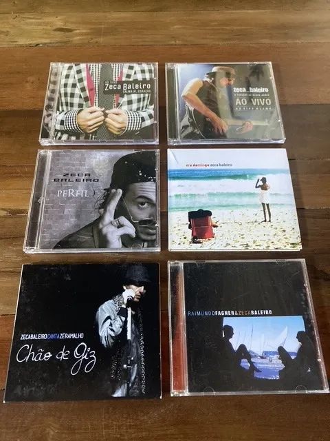 Zeca Baleiro - Lote c/ 6 CDS