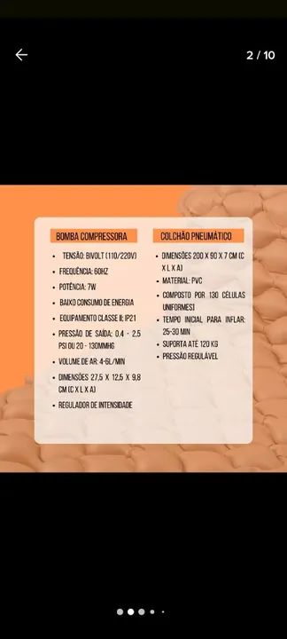 Colchão de Ar Hospitalar para Prevenção de Úlceras de Decúbito - Foto 6