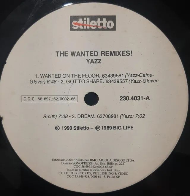 Disco de Vinil LP YAZZ The Wanted Remixes! - Foto 4