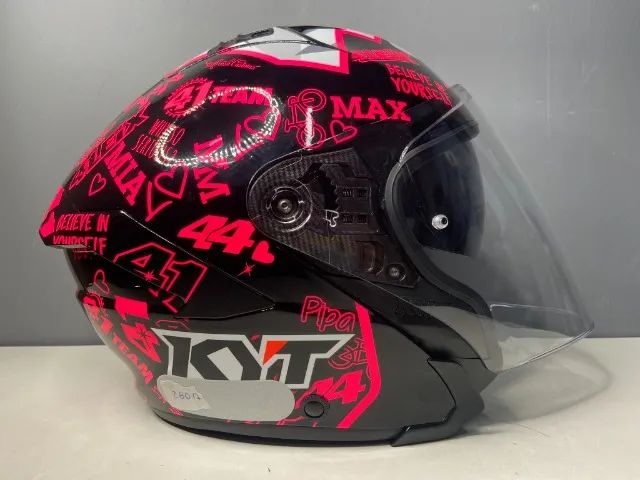 Capacete Kyt Nf-J Espagaró 20 Tamanho 56 Usado 2 vezes - Foto 2
