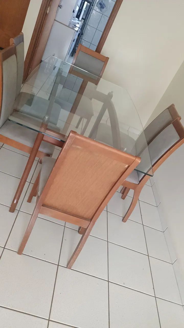 Vendo Mesa de Jantar 6 cadeiras  - Foto 5