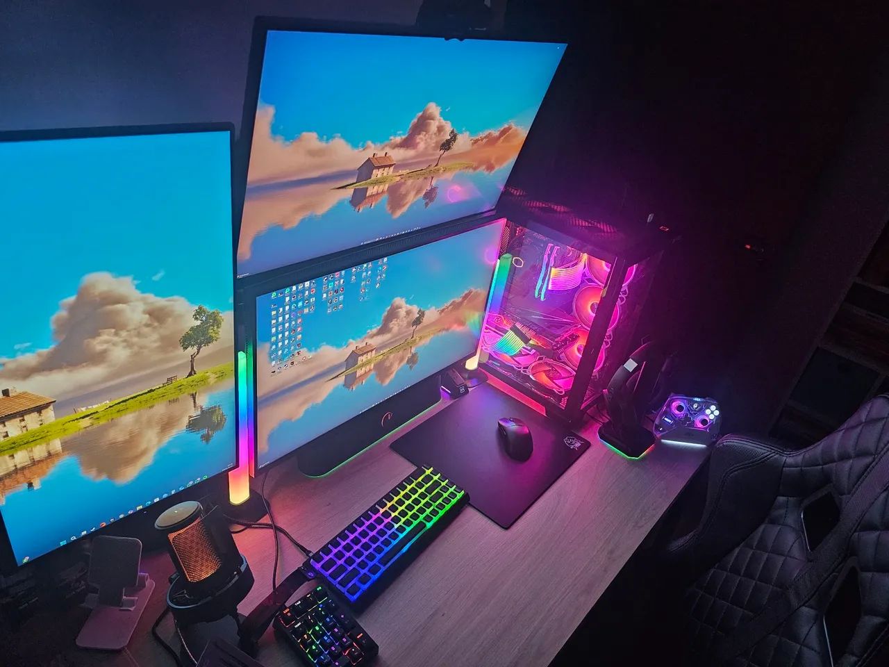 Monitores pichau 4k 144hz e qhd 2k 240hz ips 28 e 27"