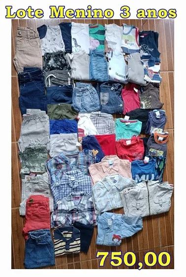Lote de desapegos Roupas menino 3 anos