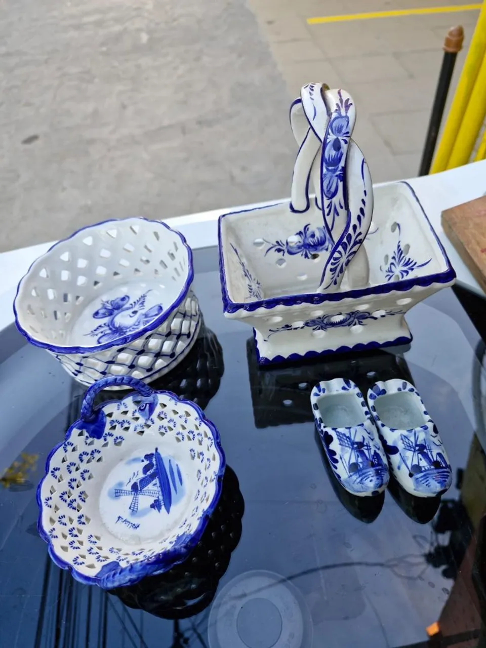 Mini Conjunto de cerâmica holandesa