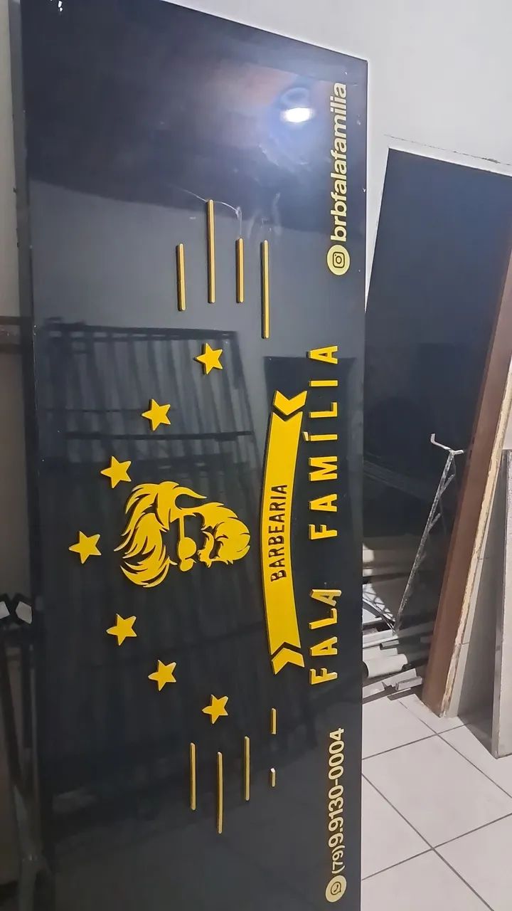 Placa de divulgação 