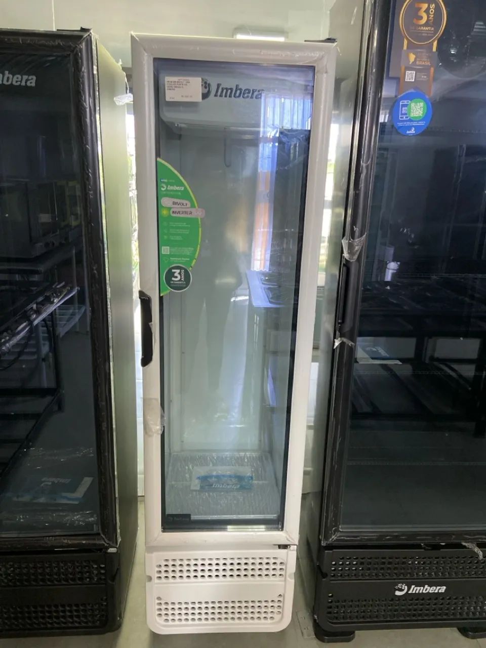 VR-08 BR VISA COOLER PORTA DE VIDRO BRANCO - IMBERA 