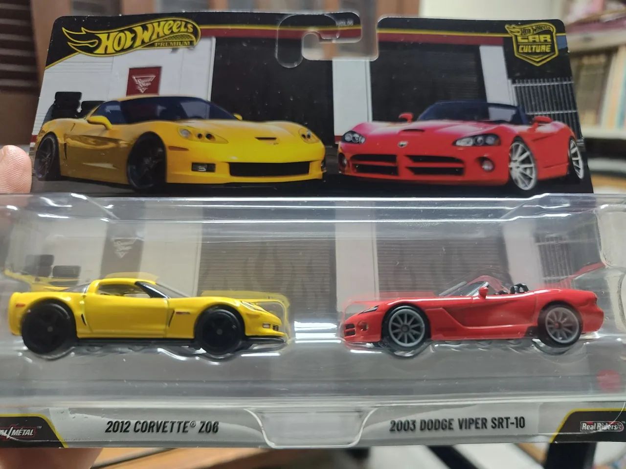 Hot Wheels Premium Pack 2 Corvette e Dodge Viper - Foto 3