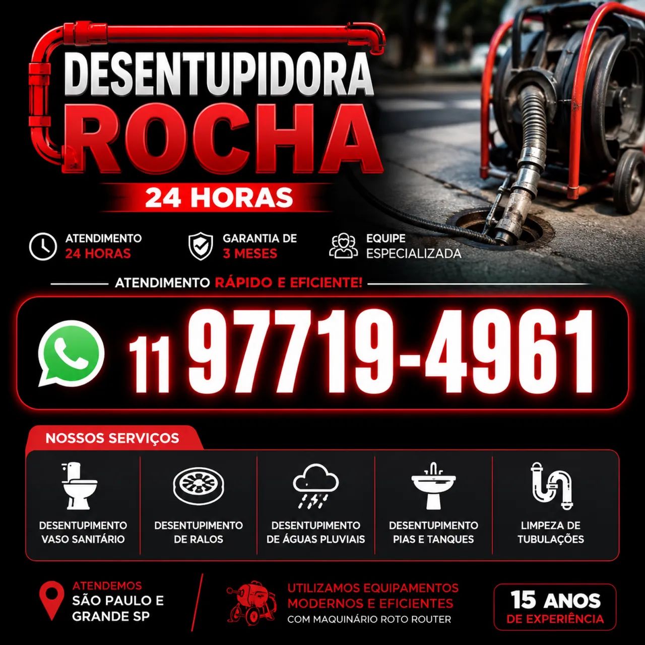 Desentupidora 24 horass 