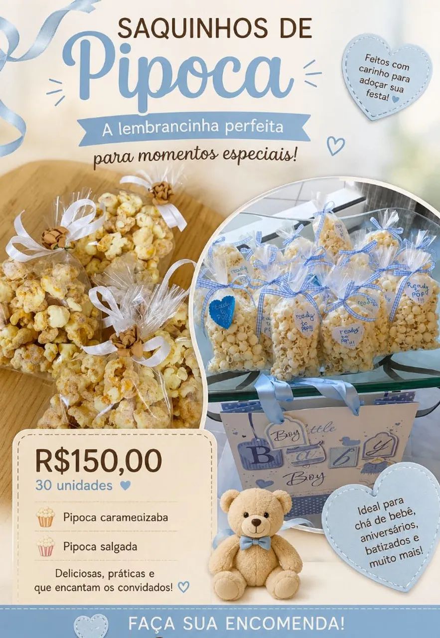 Pipoca Lembrancinhas Festa
