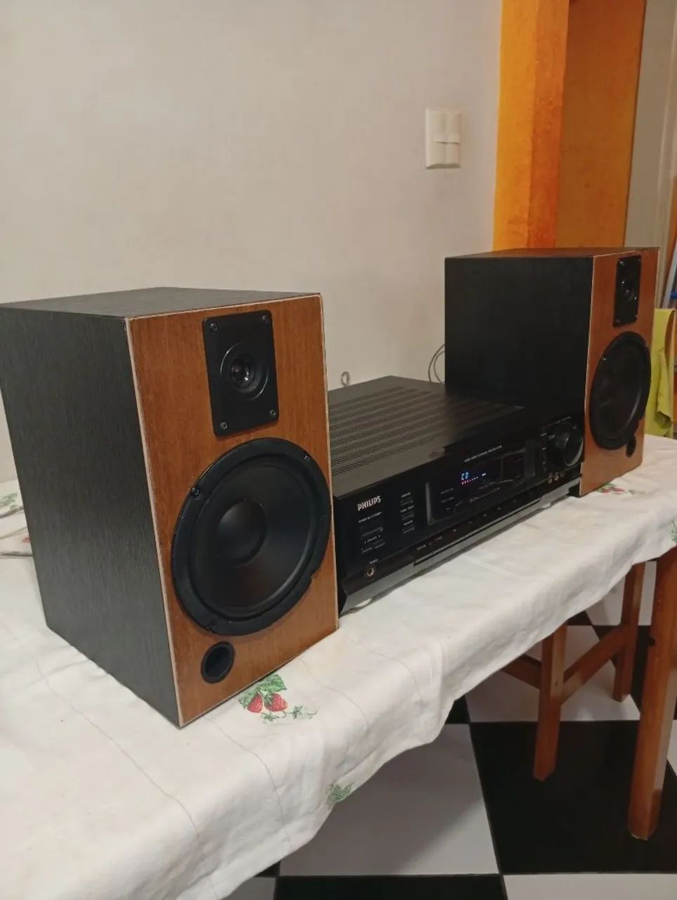 Caixas acústicas bookshelf e receiver Philips - Aceito troca(LEIA) - Foto 3