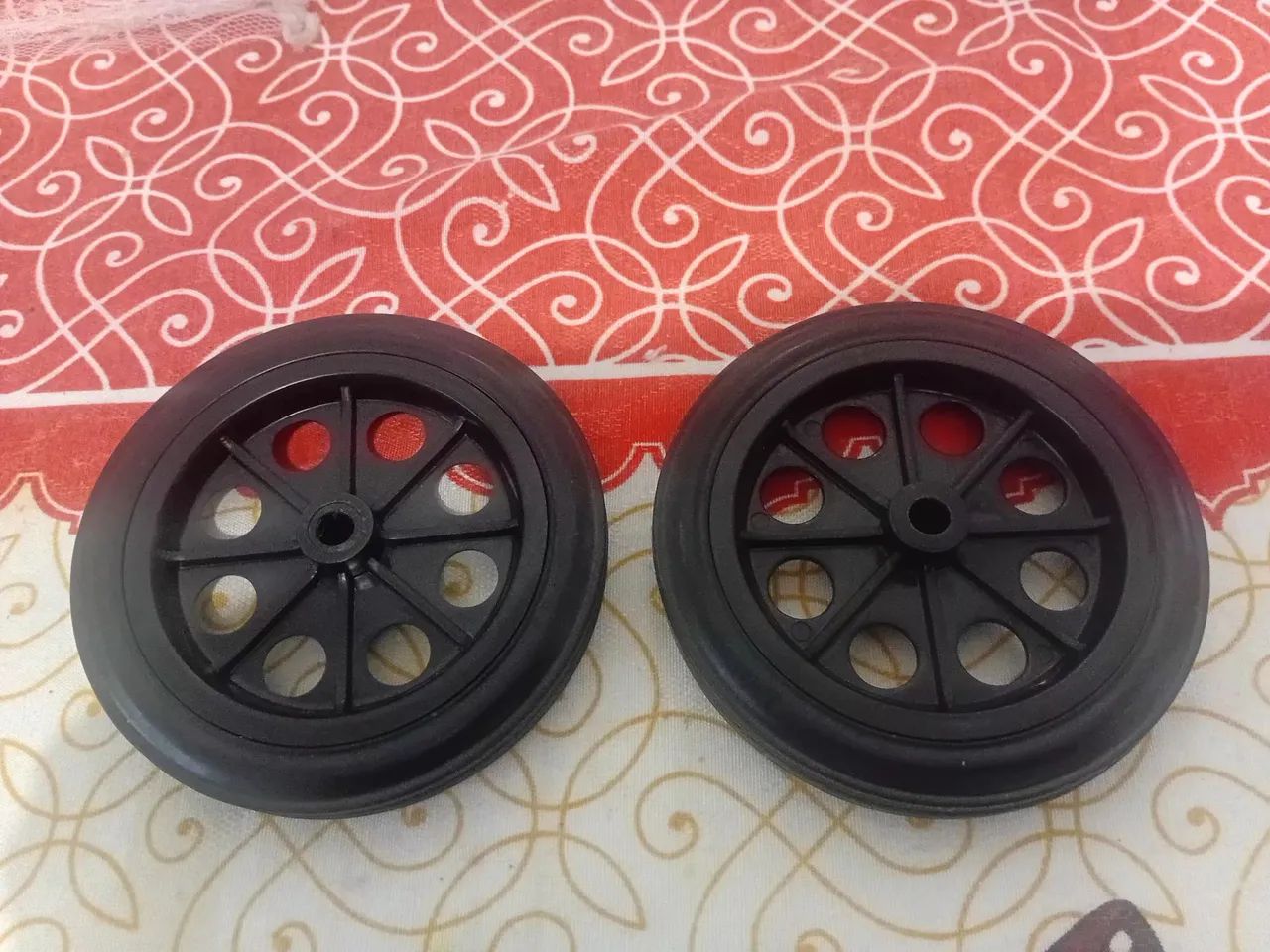 Rodízio para carrinho de feira - Par  - Foto 3