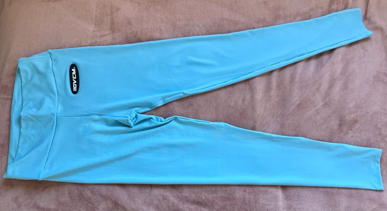 Calça legging azul bebê - Overcome  - Foto 3