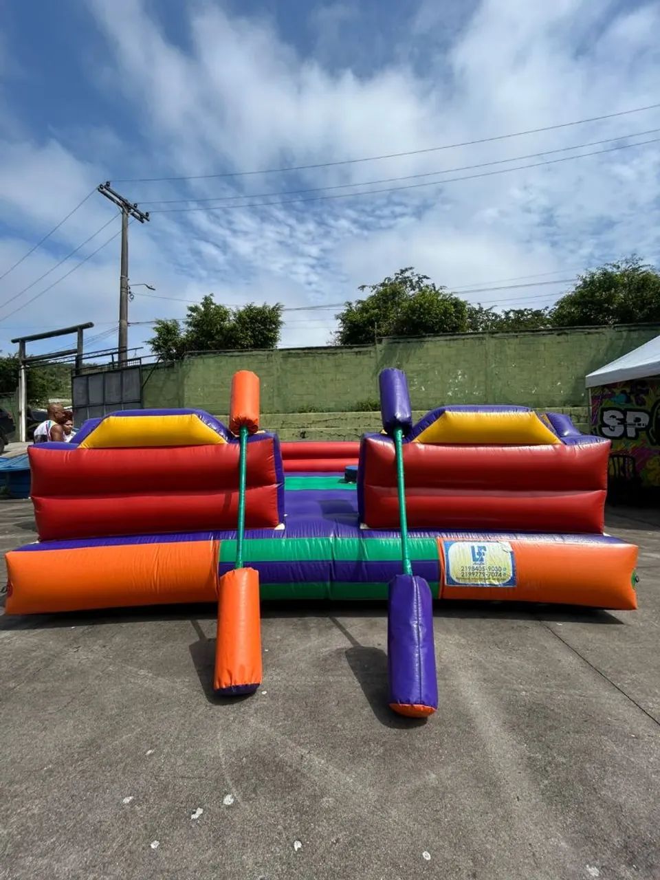 Vendo esses brinquedos inflaveis R$10.000,00 ou individual valores na descrição do Ani