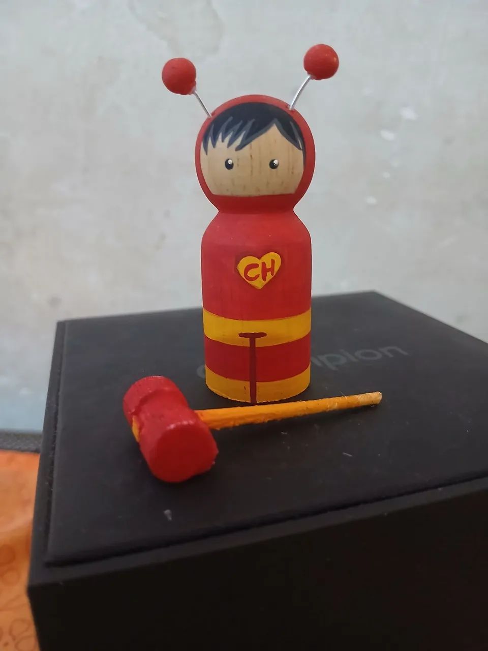 Boneco Peg Doll - Chapolin Colorado