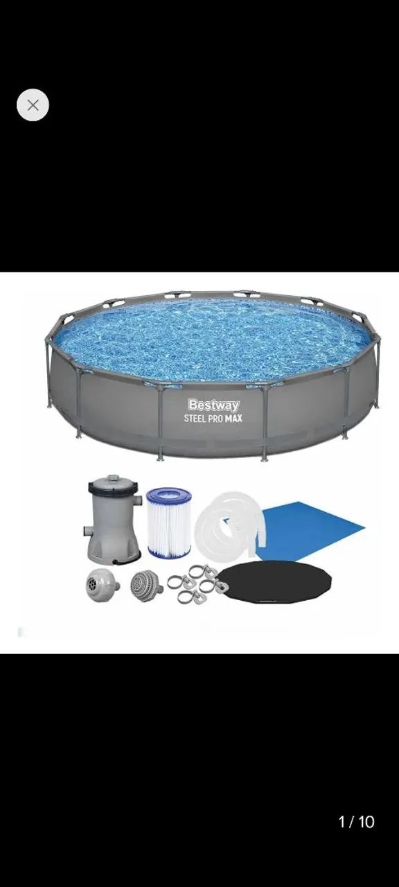 Piscina 6500 litros completa 