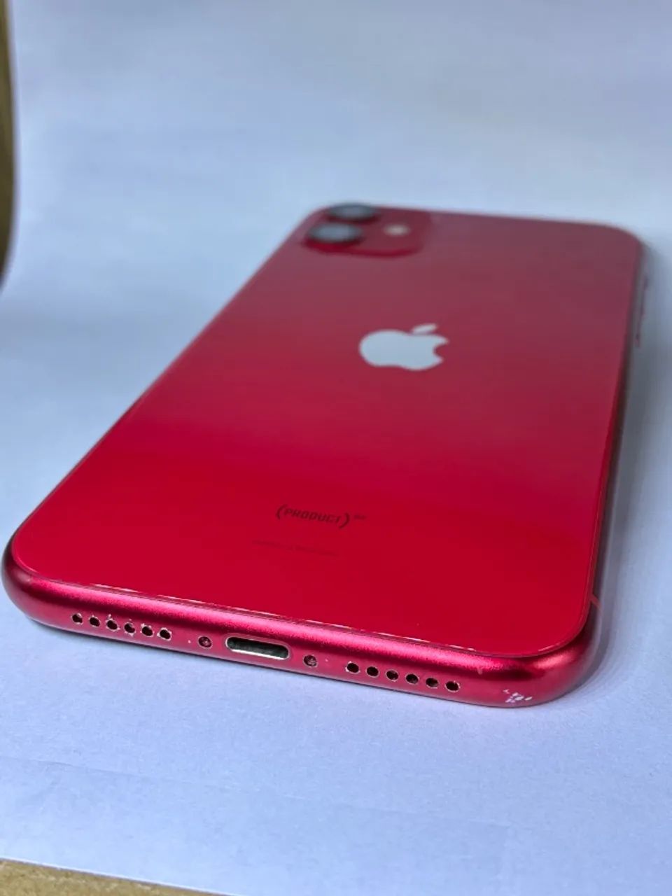 Carcaça iPhone 11 vermelha original retirada - Foto 4