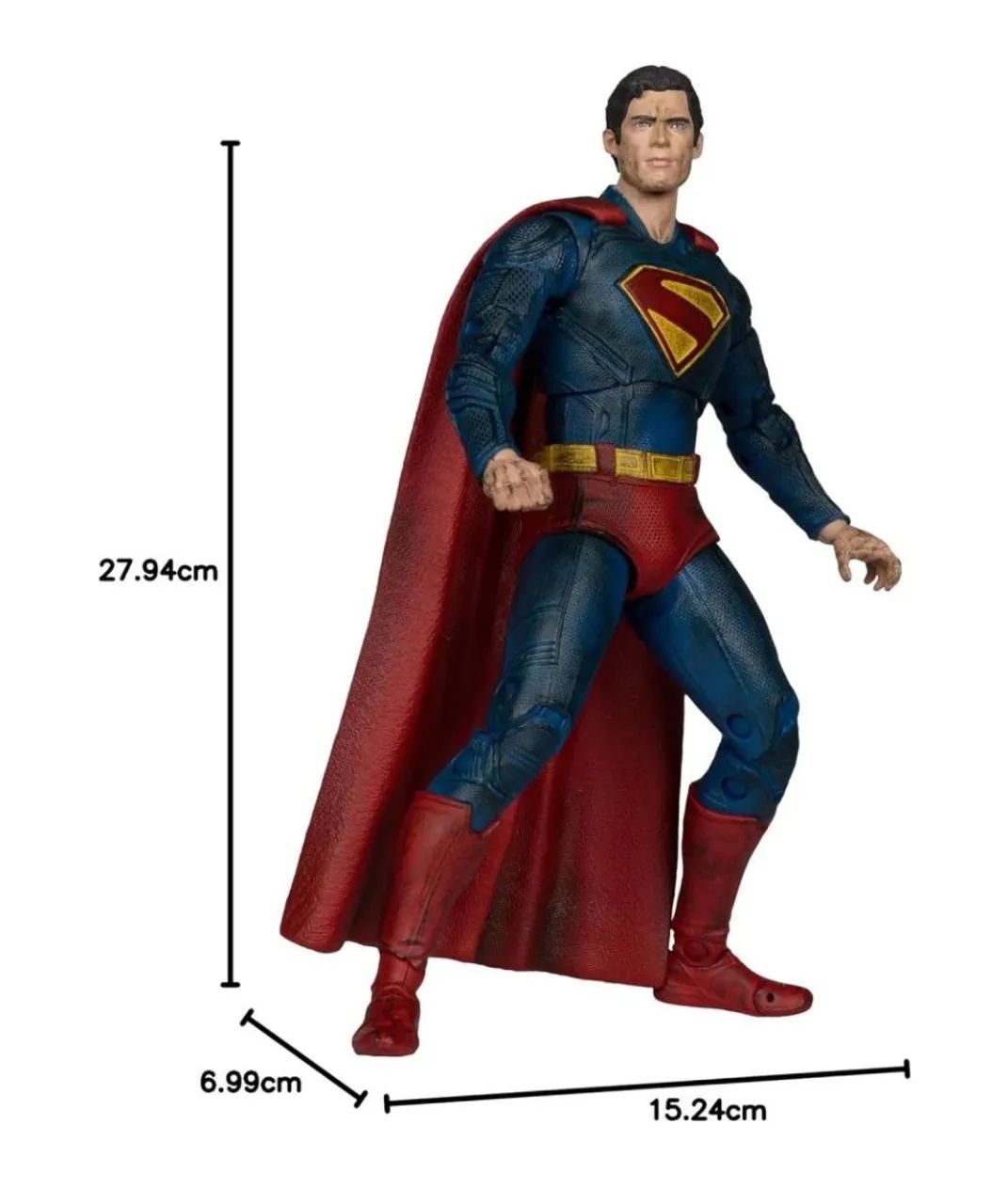 BONECO SUPERMAN BATTLE DAMAGE GOLD LABEL MCFARLANE  - Foto 4